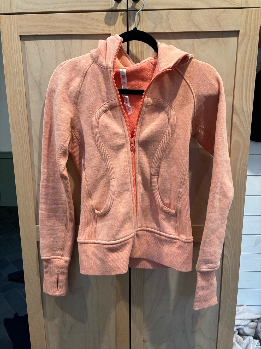 lululemon athletica Peach Zip-Up Hoodie Jacket